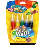 Farby colorino kids w tubach z pędzelkiem 5 kolorów - tantis.pl