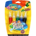 Farby colorino kids w tubach z pędzelkiem 5 kolorów - tantis.pl