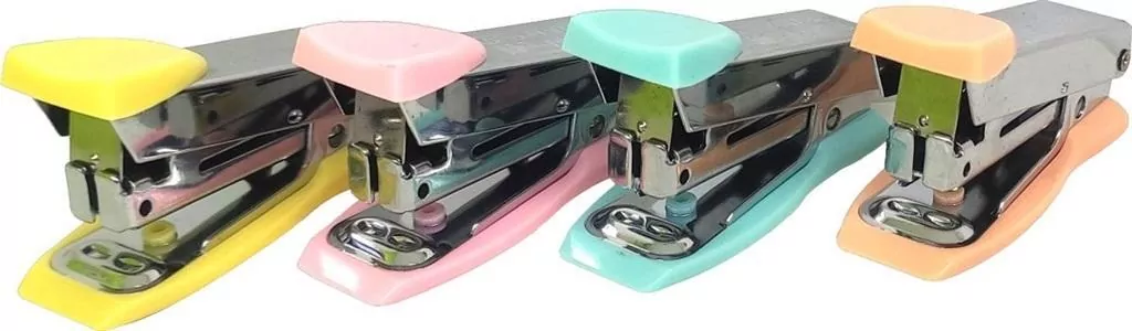 Zszywacz mini Pastel 20 kartek mix M&G - tantis.pl