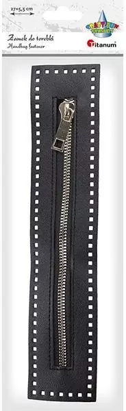 Zamek błyskawiczny do torebki 27x5,5cm czarny - tantis.pl