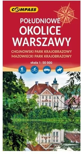 Mapa - Południowe okolice Warszawy 1:50 000 - tantis.pl
