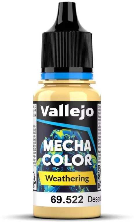 Vallejo: 69.522 - Mecha Weathering - Desert Dust Wash (17 ml) - tantis.pl