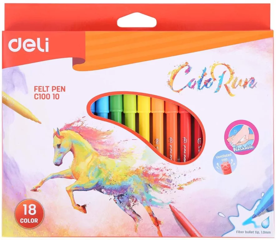 Flamastry ColoRun 18 kolorów - tantis.pl