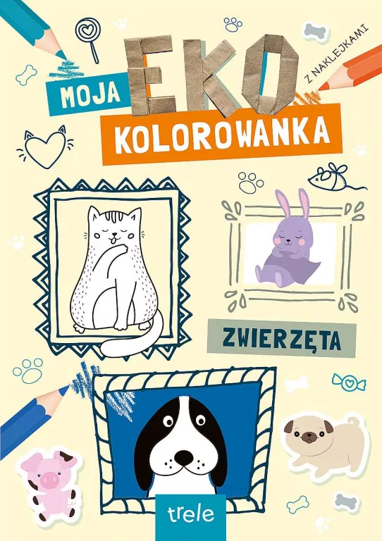 Zwierzęta. Moja eko kolorowanka - tantis.pl