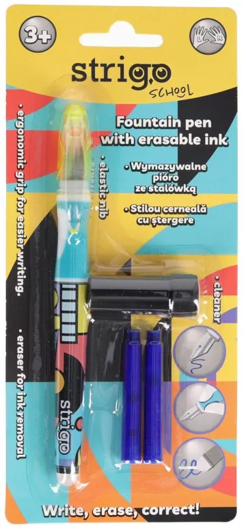 Pióro wymazywalne ze stalówką Pop Art STRIGO - tantis.pl