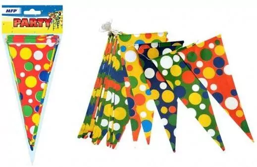 Girlanda papierowa kropki 10m - tantis.pl