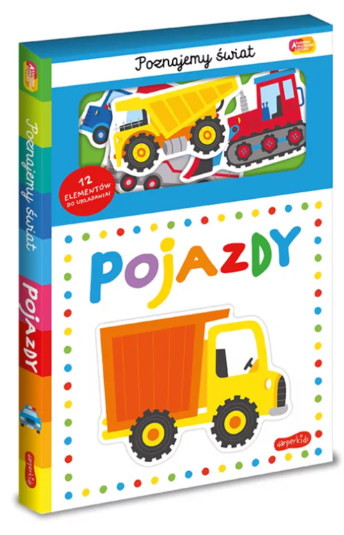 Pojazdy. Akademia Mądrego Dziecka. Poznajemy świat. - tantis.pl