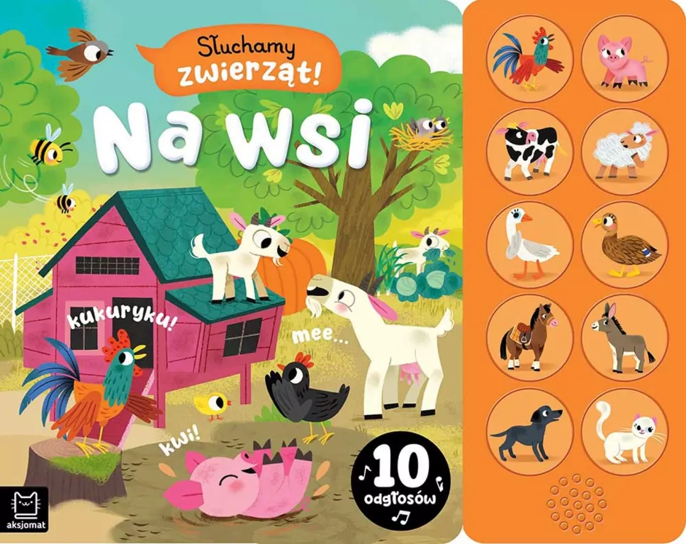 Słuchamy zwierząt! Na wsi. 10 odgłosów - tantis.pl