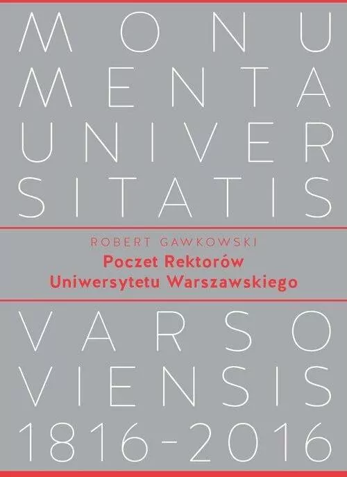Poczet Rektorów Uniwersytetu Warszawskiego - tantis.pl