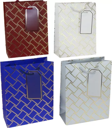 Torebka prezentowa 30x39x12cm, mix - tantis.pl