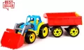 Traktor z łyżką i przyczepą MIX - tantis.pl