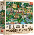Puzzle drewniane 1000 Francja znane miejsca TREFL - tantis.pl