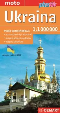 Ukraina. Mapa samochodowa 1:1 000 000