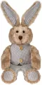 Królik Mellen w szarym ubranku 25cm - tantis.pl