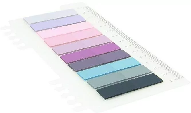 Zakładki indeksujące plastikowe 10x20 12mmx45mm - tantis.pl