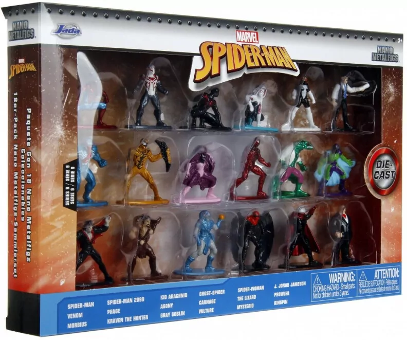Jada Spider-Man Metal figurki 18 pak 4cm - tantis.pl