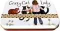 Puszka średnia prostokąt Crazy Cat Lady Kociara - tantis.pl