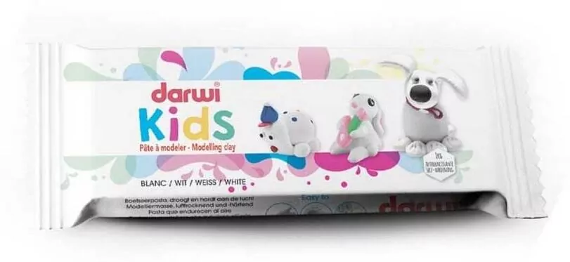 Masa plastyczna Kids biała 500g - tantis.pl