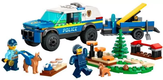 LEGO® City Police. Szkolenie psów policyjnych w terenie 60369 - tantis.pl