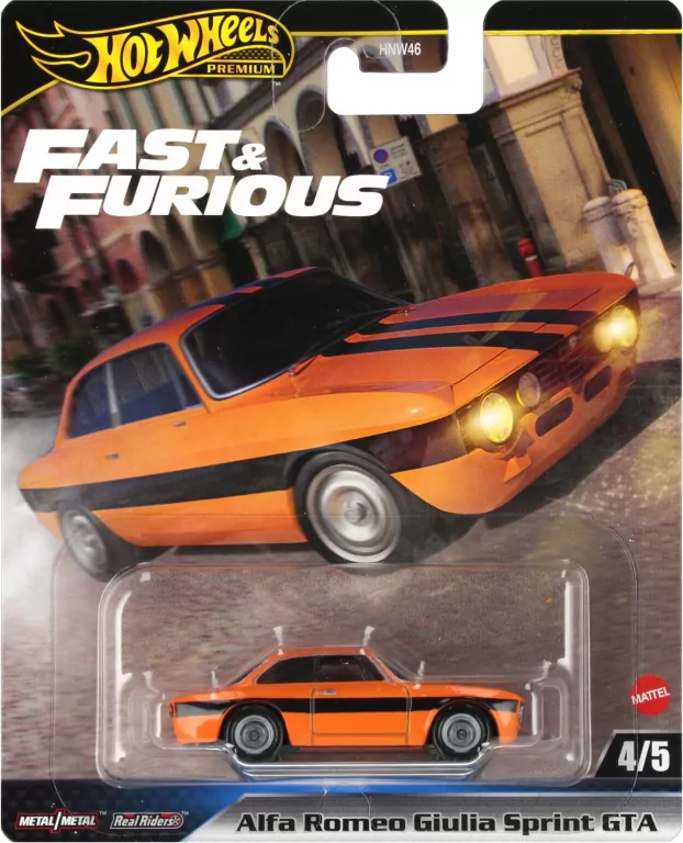 Hot Wheels Samochód Szybcy i wściekli Premium mix - tantis.pl