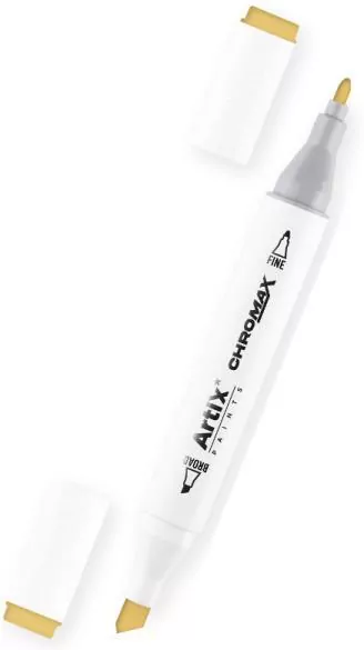 Marker Chromax z 2 końcówk. melon yellow 33 - tantis.pl