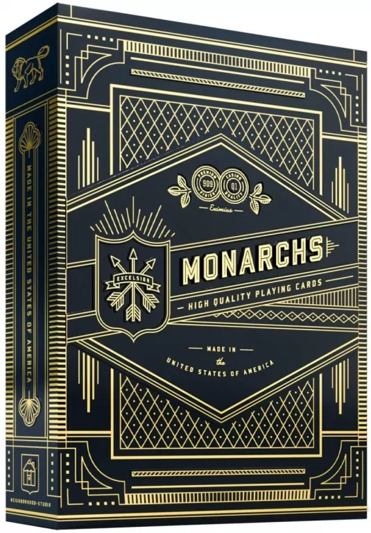 Bicycle Karty Monarchs Blue - tantis.pl