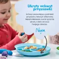 Nana's Manners Talerz silikonowy z przyssawką fioletowy - tantis.pl