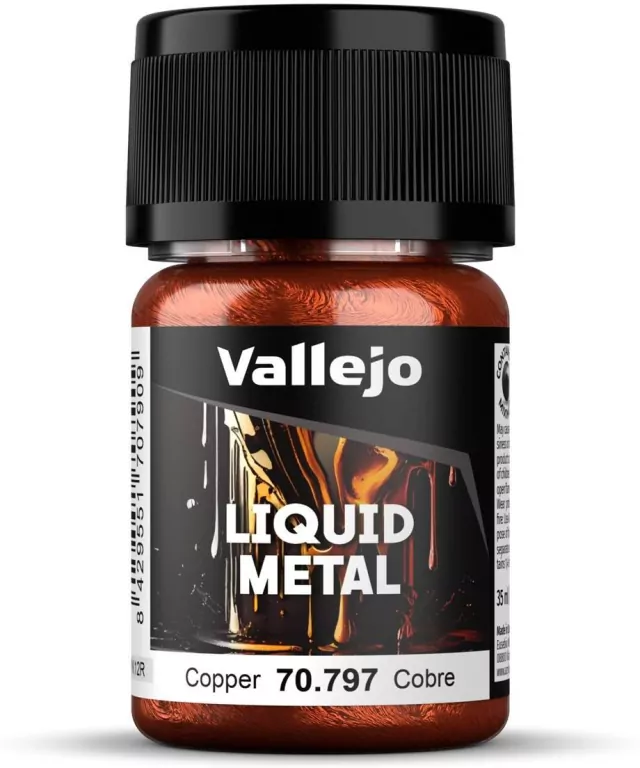 Vallejo: 70.797 - Liquid Metal - Copper (35 ml) - tantis.pl