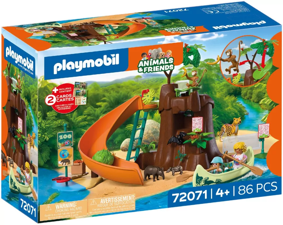 Playmobil Zoo Przygoda w dżungli 72071 - tantis.pl