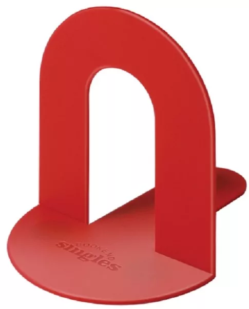 Book End Podpórka pod książki czerwona - tantis.pl