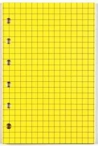 Wkład do organizera K Kratka żółta ANTRA