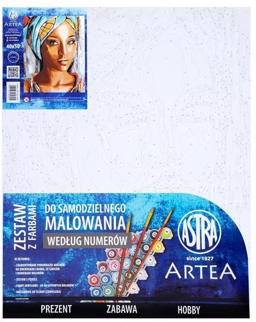 Malowanie po numerach Astra Artea Afrykańska kobieta - tantis.pl