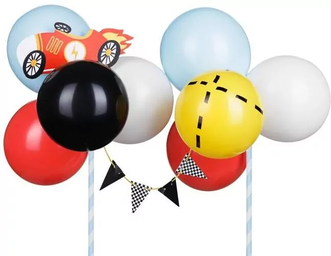 Balonowy topper na tort Autko 29cm - tantis.pl