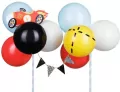 Balonowy topper na tort Autko 29cm - tantis.pl