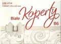 Koperty białe KB6 176x125 100 szt. Ogólne zest. 523 Kolor - Białe - tantis.pl