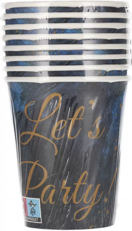 KUBEK PAP 250ML LET A PARTY PM OP8SZT - tantis.pl