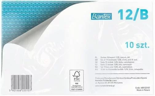 Koperta bąbelkowa 13/C 17x22,5cm 10szt BANTEX - tantis.pl