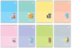 Zeszyt A5/32K kratka B&B Kids Pastel