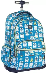Plecak na kółkach Milan the yeti niebieski 25L