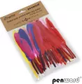 Dekoracje piórka PD-02 mix kolorów 10-15cm - tantis.pl