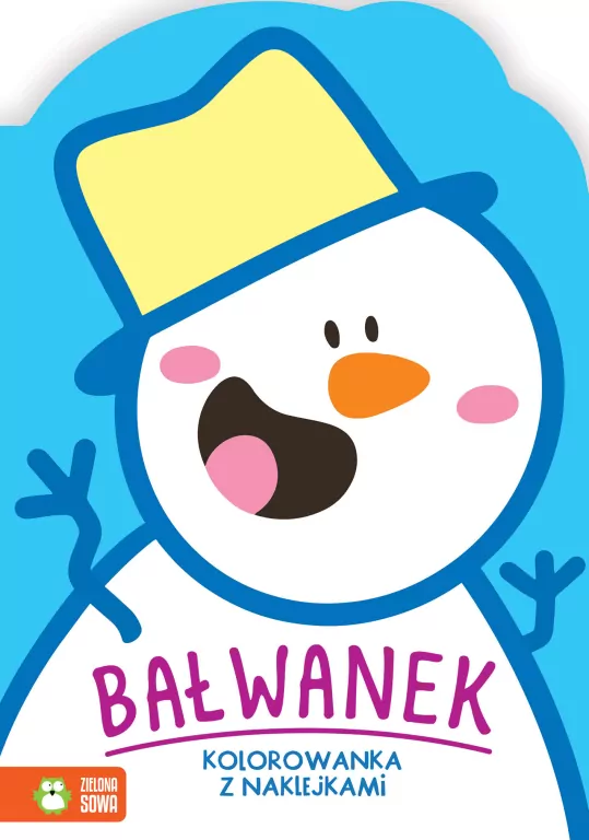 Zimowe kolorowanie. Bałwanek - tantis.pl