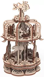 Puzzle drewniane 3D. Karuzela S