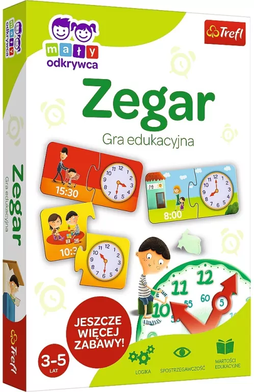 Mały odkrywca. Zegar - tantis.pl