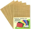 Tektura A4 falista. Metallic złota - tantis.pl