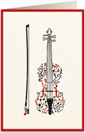 Karnet B6 + koperta Violino - tantis.pl