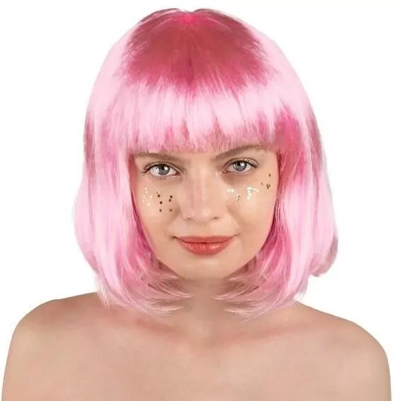 Peruka Kleopatra jasny róż - tantis.pl