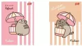 Zeszyt A4/32K linia dwukolorowa Pusheen (15szt) - tantis.pl