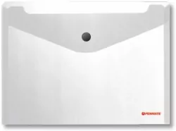 Koperta na zatrzask A6 PP-235 bezbarwna PENMATE