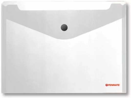 Koperta na zatrzask A6 PP-235 bezbarwna PENMATE