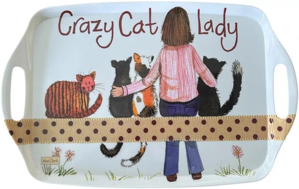 Taca duża Crazy Cat Lady Kociara - tantis.pl